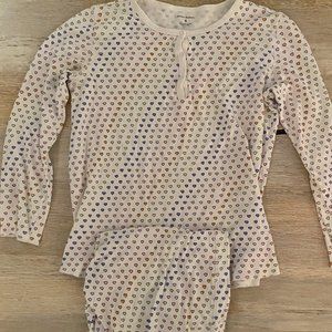 Roller Rabbit Classic Rainbow Hearts Pajamas Woman Small